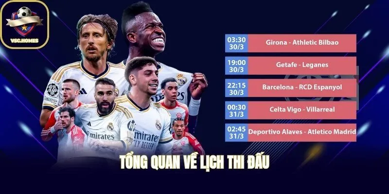 Tổng quan về lịch thi đấu