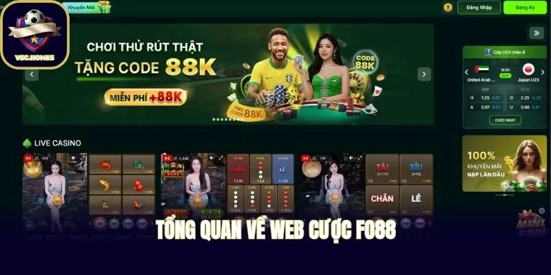 Tổng quan về web cược FO88